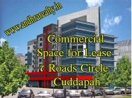 Commercial Space for Banks/Shopping Malls/Offices/Hostel Rooms in 7 Roads Circle, beside the khan cycle Mart , kadapa.