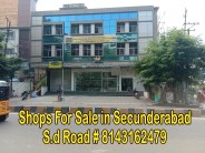 Commercial Shops for Sale in Secunderabad Patny Centre, SD Road.