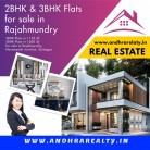 2BHK & 3BHK Flats for sale in Rajahmundry