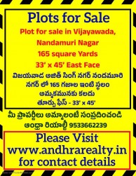 Plot for sale in Vijayawada, Nandamuri Nagar